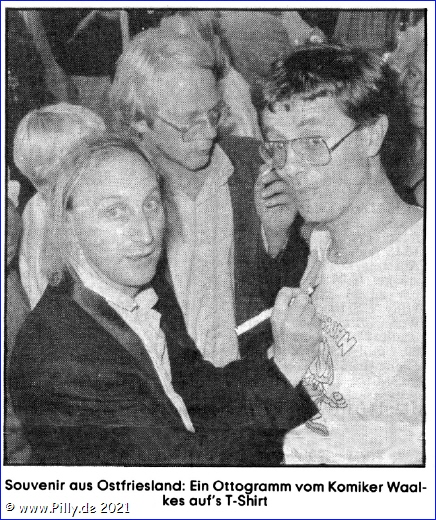 Otto Waalkes und Günter Fink im Pillhuhn T-Shirt