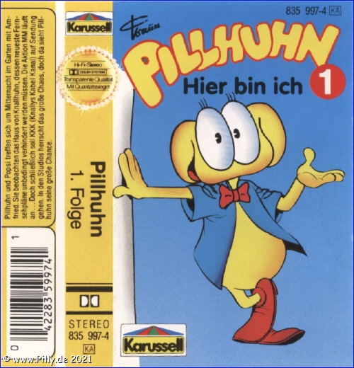 Hörspiel Casssette Folge 1 Pillhuhn - Hier bin ich