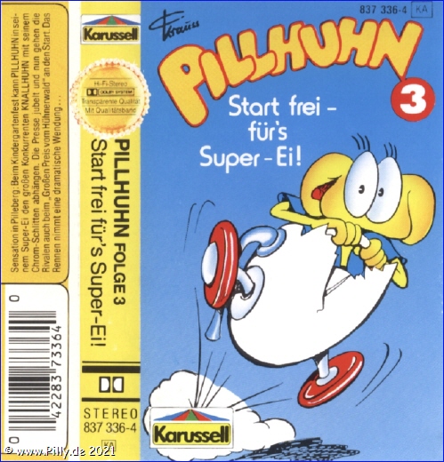 Hörspiel Casssette Folge 3 Pillhuhn - Start frei
