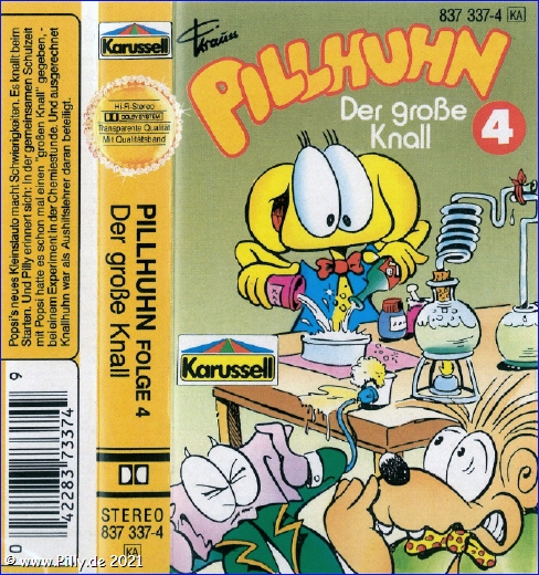 Hörspiel Casssette Folge 4 Pillhuhn - Der große Knall