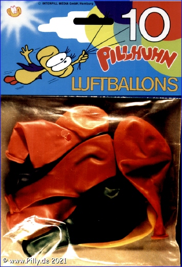 Pilly Pillhuhn IPM-Luftballons
