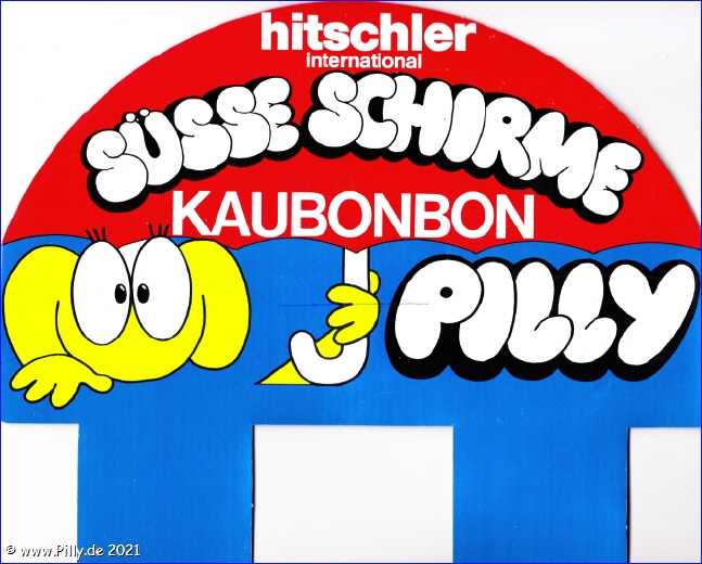 Pilly Süsse Schirme Box Aufsteller