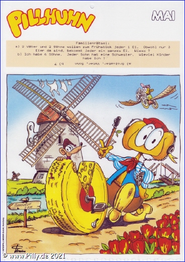 Pillhuhn Schlerkalender 1988 Mai
