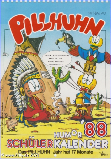 Pillhuhn Schlerkalender 1988 Front