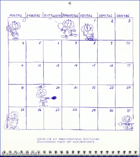 Schlerkalender Kalenderblatt Mai 1987