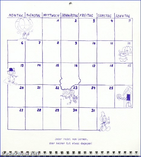 Schlerkalender Kalenderblatt Juli 1987