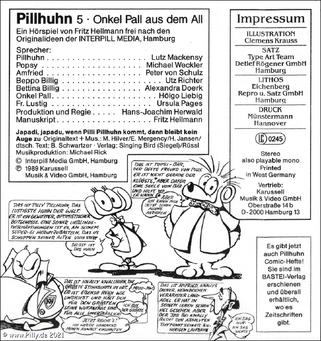 Folge 5 Pillhuhn - Onkel Pall aus dem All