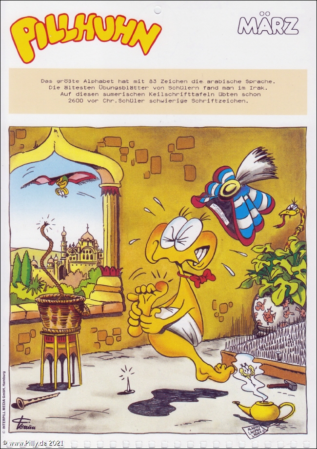Pillhuhn Schlerkalender 1988 Mrz