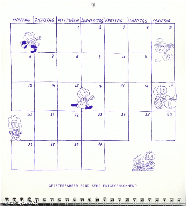Schlerkalender Kalenderblatt  April 1987