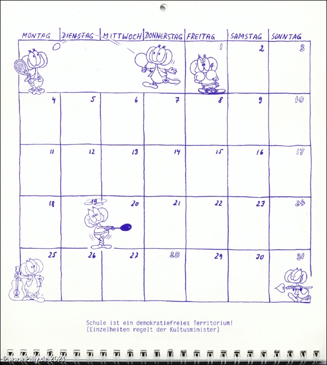 Schlerkalender Kalenderblatt Mai 1987